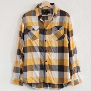 Vans Yellow, Black, White, & Grey Flannel